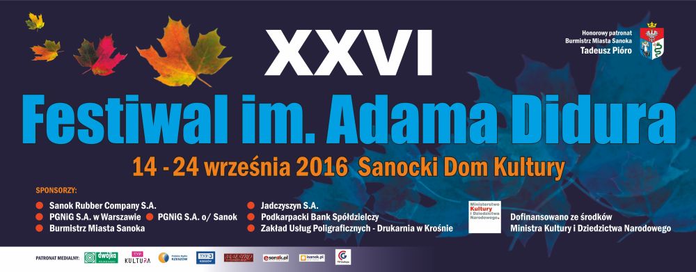 baner 26 Festiwal im.Adama Didura