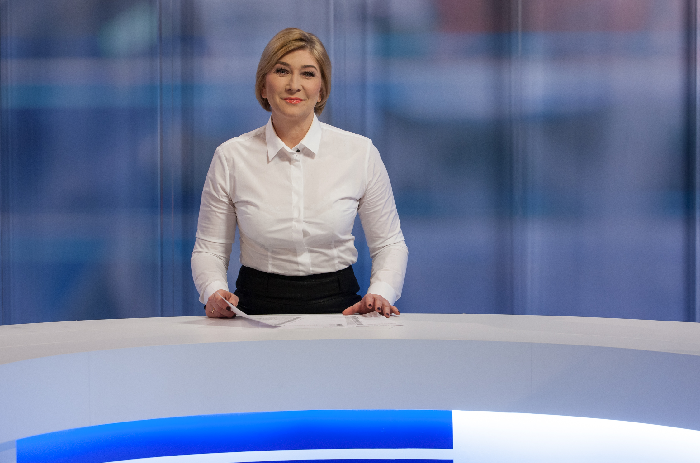 Ilona Małek szefowa Sekcji Programów Informacyjnych TVP3 Rzeszów i prezenterka