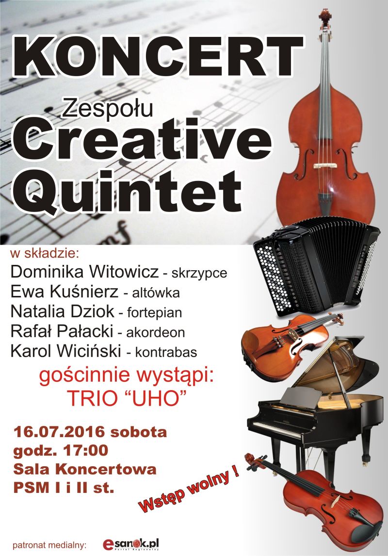 Koncert Creative Quintet 2016