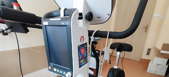 Rower rehabilitacyjny z funkcją monitorowania trafił do SPZOZ w Sanoku