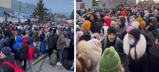 Tłumy uchodźców próbują dostać się do Polski. Kolejka na 80 km (ZDJĘCIA)