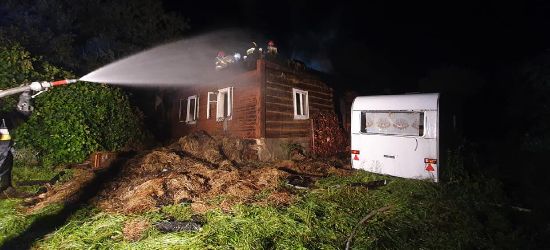Pożar budynku mieszkalnego w Golcowej (ZDJĘCIA)
