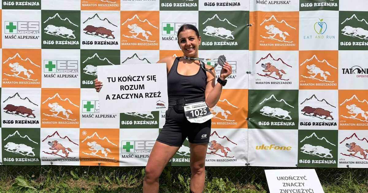 Policjantka z Ustrzyk Dolnych na podium Biegu Rzeźnika