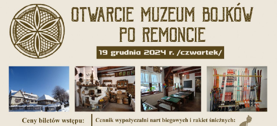 Muzeum ponownie otworzy swoje drzwi