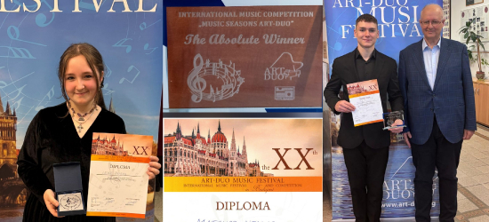 Sanoccy akordeoniści i pianiści z sukcesami na międzynarodowym festiwalu w Budapeszcie