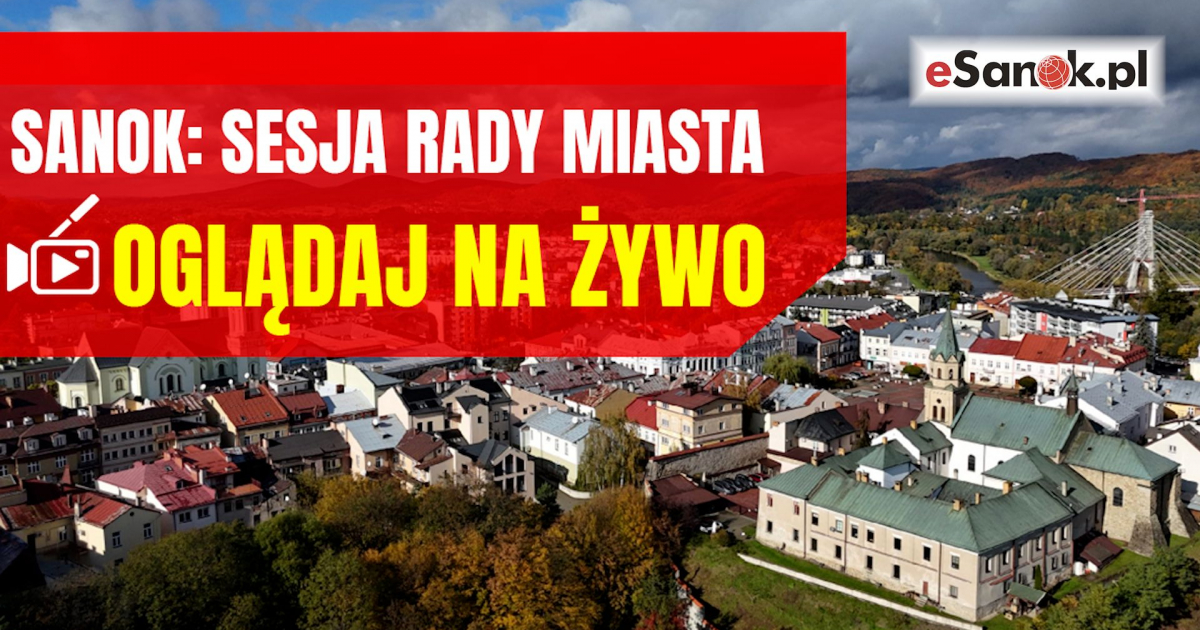 SANOK: Nadzwyczajna sesja w mieście. Radni zdecydują o komisjach referendalnych
