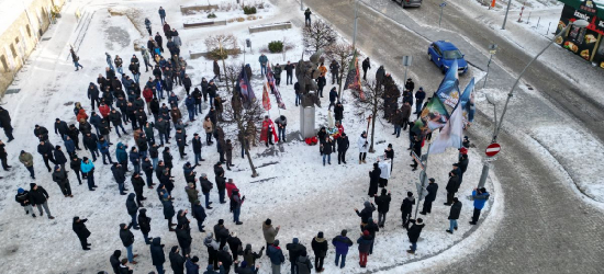 Sanok w modlitwie. Męski różaniec w zimowej aurze [VIDEO, ZDJĘCIA]