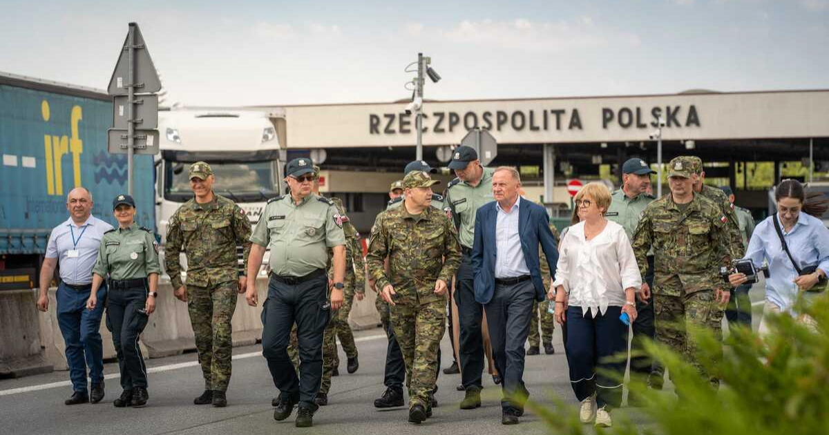 Kontrola przejść granicznych z Ukrainą. Sprawdzano przejścia na Podkarpaciu