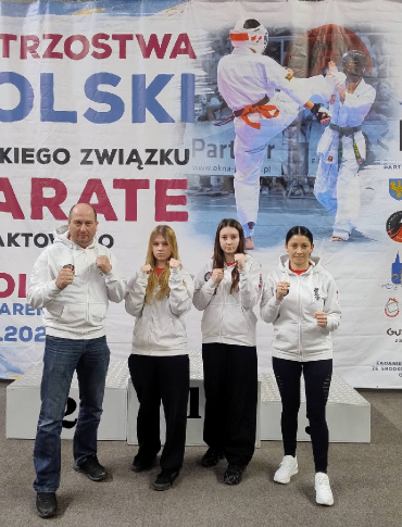 Wielki sukces zawodniczek Karate Kyokushin „Byakko”! Viktoria Kot wicemistrzynią Polski!