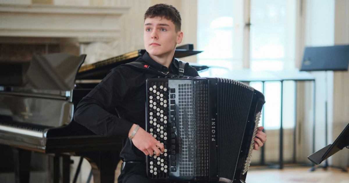 Mateusz Neckar z kolejnym Grand Prix! Sanocki akordeonista znów zachwyca na ogólnopolskim konkursie [VIDEO]