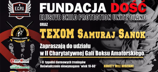 SANOK: Charytatywna Gala Boksu BOX4DOŚĆ