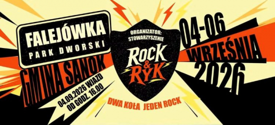 GMINA SANOK: Ryk silników i rockowe brzmienia w Falejówce!