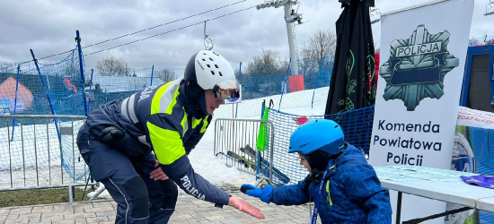 BIESZCZADY: Przypominali narciarzom o bezpieczeństwie na stoku