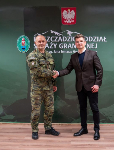 Oddział Bieszczadzkiej Straży granicznej odwiedzili przedstawicieli z Muzeum Kresów w Lubaczowie (ZDJĘCIA)