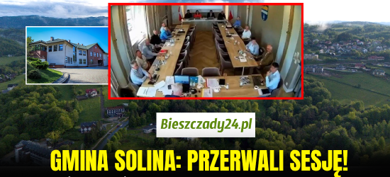Niedźwiedź pod szkołą w Myczkowie. Przerwano sesje Rady Gminy Solina [VIDEO]