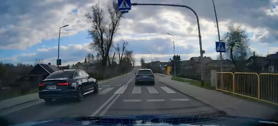 BESKO: O krok od tragedii na DK28! Szaleńczy manewr audi [VIDEO]