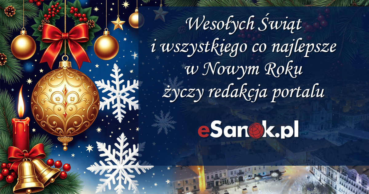 Spokojnych i radosnych Świąt Bożego Narodzenia – życzy redakcja eSanok.pl