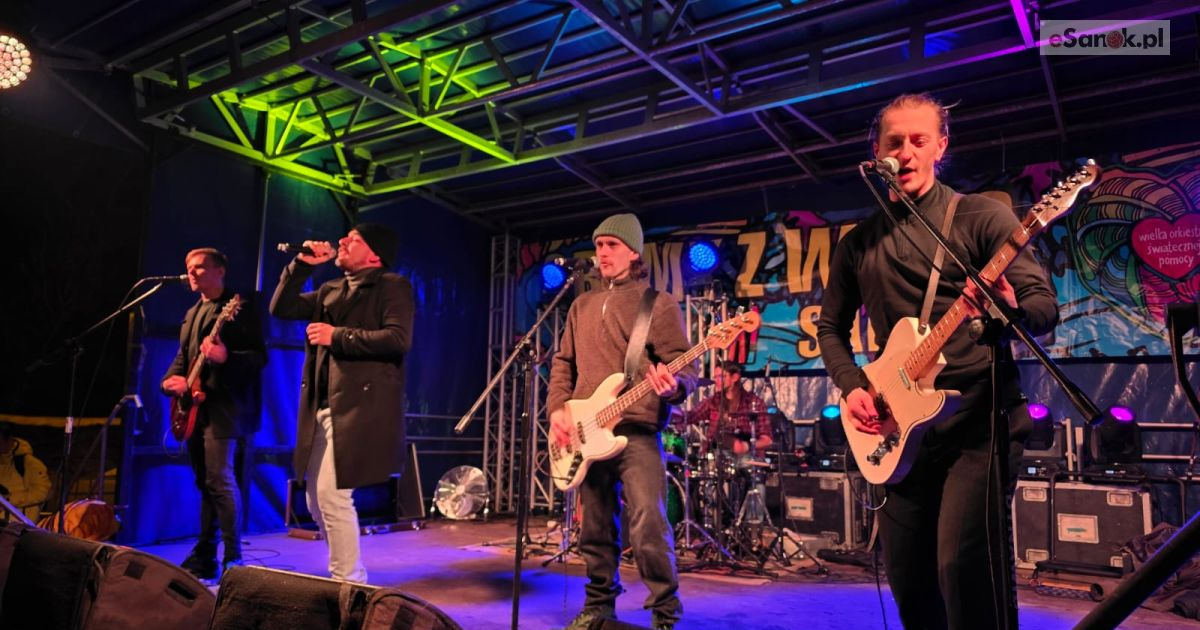 Zespół Stacja B rozgrzał 34 Finał WOŚP w Sanoku [VIDEO, ZDJĘCIA]