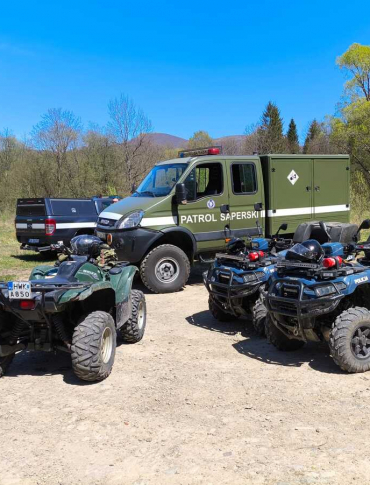 BIESZCZADY: Groźny granat moździerzowy zneutralizowany przez saperów