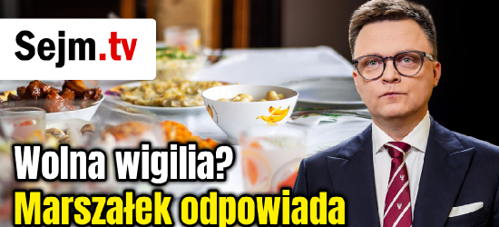 Konferencja Hołowni. Wolna wigilia od przyszłego roku? (VIDEO)