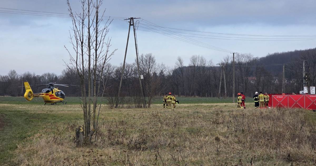 Tragiczny wypadek w Odrzechowej. Nie żyje 48-letni motocyklista