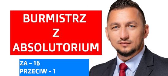 SANOK: Burmistrz Tomasz Matuszewski otrzymał absolutorium! (ZDJĘCIA)