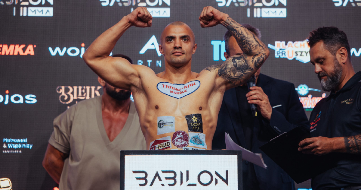 TO JUŻ DZIŚ! Kamil Rościński zawalczy na gali Babilon MMA 58