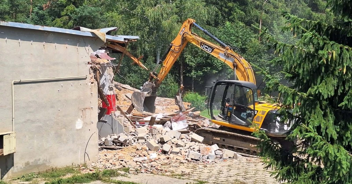 Trwa budowa nowej remizy OSP w Średniej Wsi [ZDJĘCIA]