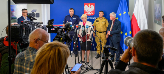 Sytuacja meteorologiczna w regionie. Konferencja wojewody