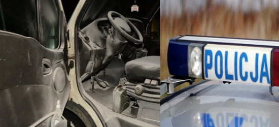 SANOK: Podpalił auto na parkingu. Chciał wyjechać do Anglii (ZDJĘCIA)