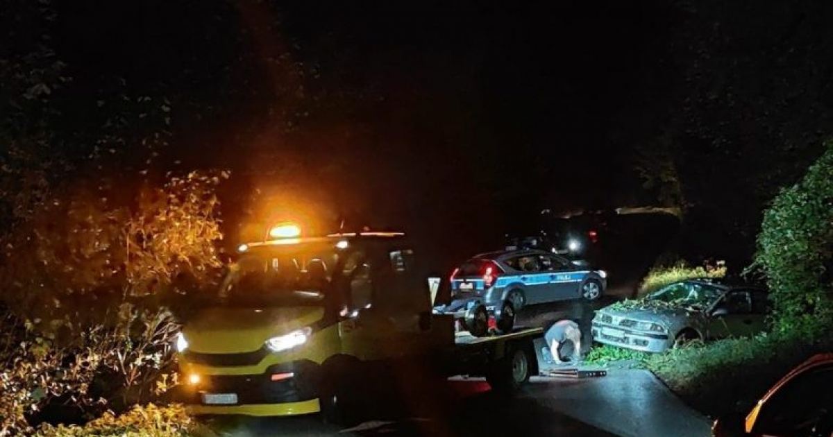 Uciekali sanocką obwodnicą. Pijany 70letni kierowca miał 1,5 promila, pasażerka prawie 3