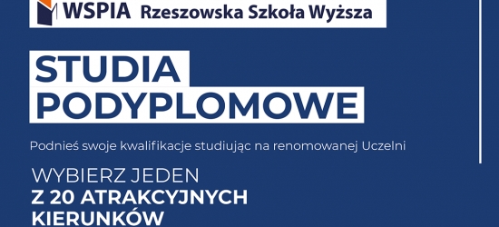 Wybierz Studia Podyplomowe w WSPiA i wejdź na wyższy poziom kariery zawodowej!