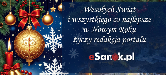 Spokojnych i radosnych Świąt Bożego Narodzenia – życzy redakcja eSanok.pl