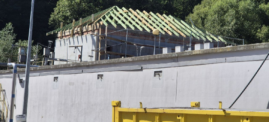 Zakończono prace przy montażu urządzeń technologicznych w bioreaktorze w Zagórzu