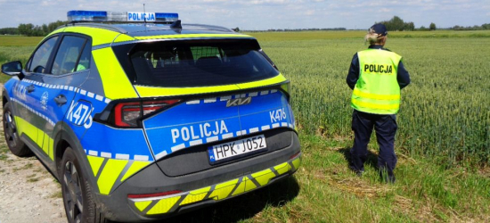 Nieprzytomny senior leżał w polu pszenicy. Służby zdążyły w ostatniej chwili!