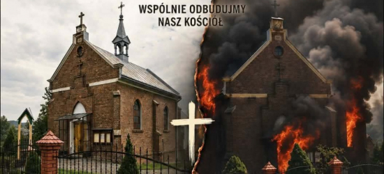 Pożar kościoła w Kruhelu Wielkim. Ruszyła zbiórka na odbudowę świątyni