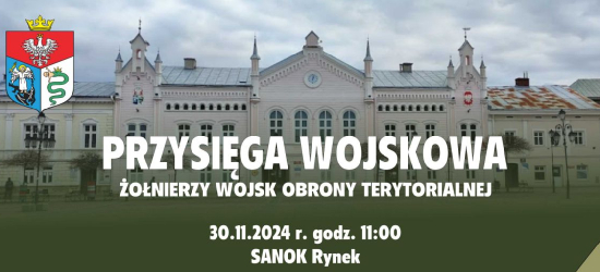 POLSKA112: Przysięga wojskowa na sanockim Rynku. Widowiskowa uroczystość już w tą sobotę