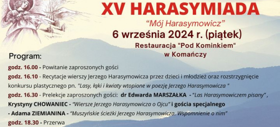 Harasymiada w Komańczy. Uczczą pamięć Jerzego Harasymowicza