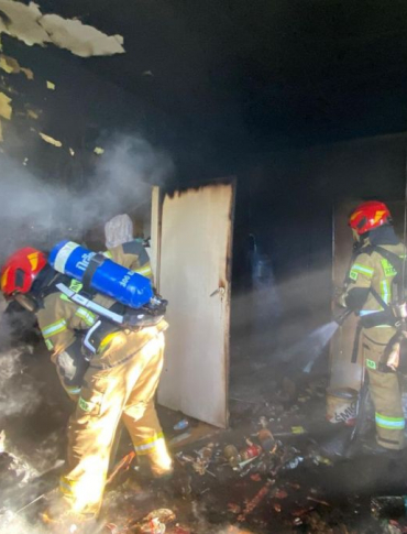 Tragiczny pożar w Srogówie Dolnym. Nie żyje 74-letnia kobieta [ZDJĘCIA]