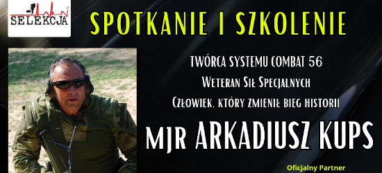 Spotkanie z twórcą Combat 56 w Jurowcach. Mjr Arkadiusz Kups poprowadzi szkolenie o bezpieczeństwie