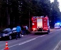 GMINA ZAGÓRZ: Dachowanie w rowie. Dwie osoby trafiły do szpitala (ZDJĘCIA)