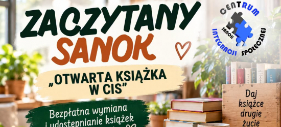 Drugie życie książek w Sanoku. Centrum Integracji Społecznej rusza z wyjątkową inicjatywą