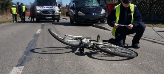 SANOK: Potrącenie rowerzysty na skrzyżowaniu