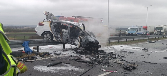 Tragiczny wypadek na S19. Jechał pod prąd, zginął na miejscu [ZDJĘCIA]