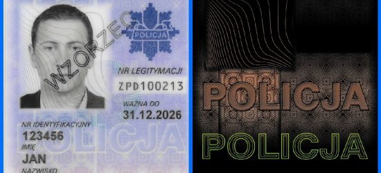 Policjanci z nowymi legitymacjami