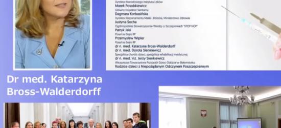 Debata w Sejmie pt. „Obowiązek szczepień w Polsce” – dr med. Katarzyna Bross-Walderdorff  (VIDEO X3)