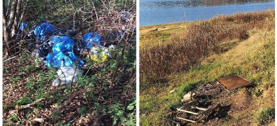 Dzikie wysypiska śmieci przy Jeziorze Solińskim… (ZDJĘCIA)