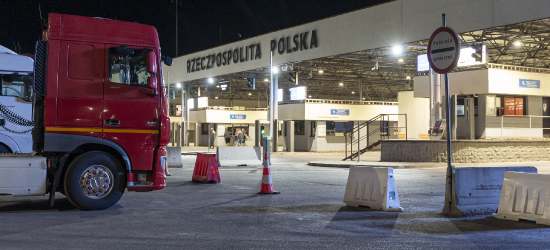 Straż Graniczna zatrzymała nietrzeźwego kierowcę ciężarówki