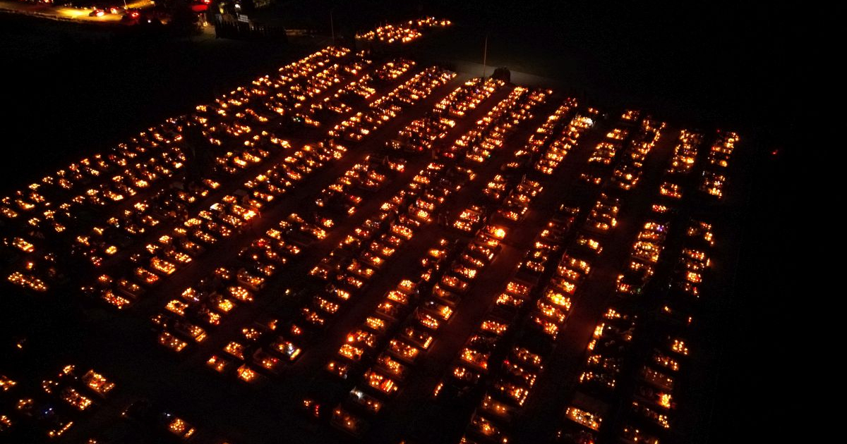 Cmentarz południowy z widoku ptaka [VIDEO, ZDJĘCIA]