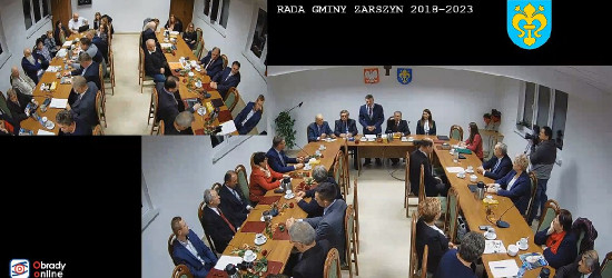 DZISIAJ: Sesja w Zarszynie. Wybory wiceprzewodniczących i składów komisji